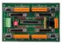 Photo-isolated terminal board for ICPDAS four-axis stepper/servo controller, for Delta ASDA A servo Amplifier