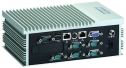 Embedded computer, Intel Atom 1.6GHz, 5x RS232, 1x RS-485, VGA, audio, 1x PS/2, 2x 1000base-tx, 4x USB, 1x 2.5" SATA HDD, CF, din rail, fanless