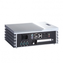 Embedded computer with CPU Intel Core 2 Duo, 1.5GHz, 4GB RAM, VGA, 1x PCI, 3x RS232, 1x RS232/422/485, 2x Gigabit LAN, 6x USB, 2x IEEE 1394a, 1x PS/2, Audio, fanless, size 300x210x104.5mm, windows, linux, CompactFlash, 2.5" SATA HDD