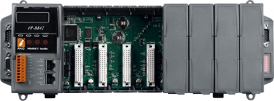 Kontroler ISaGRAF PAC, 8x slotw, szybki procesor (80MHz), Dual-LAN, 2x 10/100 Base-TX RJ-45, 2x RS-232, 1x RS-485, 1x RS-232/RS-485, WT-25+75, PLC