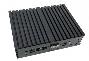Komputer typu barebone, INTEL® Bay Trail-M N2807 SoC Processor (1.86GHz), 1 x SO-DIMM solt (Max 4GB), 2 x RJ45 (Giga Lan), 5 x USB 2.0, 1 x USB 3.0, 2 x COM, monta na cianie