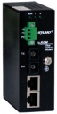 Konwerter Ethernet na port światłowodowy single mode, 1 port 100Base-FX single mode, obsługa full duplex, łącze FC/SC/ST, 2 porty 10/100Base-T(X), gniazdo RJ45, montaż ścienny, w szafie,szyna DIN, temperatura pracy -40 do 85 C