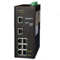 Unmanaged industrial Ethernet rail switch, 8x 10/100Base-T/TX
