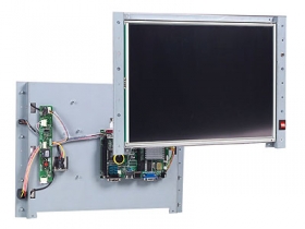 15" Open Frame Panel PC, Touchable LCD Panel, CPU Vortex86 166MHz, 100base-tx, usb, Embedded, rs-232, vesa