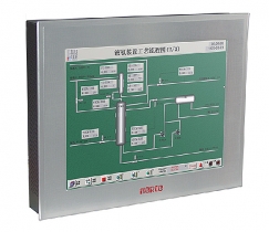 Komputer panelowy z ekranem dotykowym 15", obsuga Celeron-M, DDR 512MB, 2 x COM, 2 x LAN, 2 x USB, slot Compact Flash, wbudowany dysk twardy 40GB