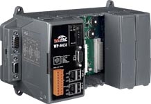 Standard WinPAC-8000 with 4 I/O slots, RS-232/485, Ethernet, FRnet, CAN, built-in Flash memory, WT-25+75, programmable, PLC, CPU PXA270 520 MHz, 2x USB